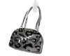 silver leopard snake bag