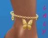 Gold Right Anklet