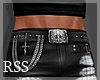 RSS BLACK JEANS BELTS M