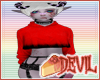[Devil] Red Crop top