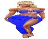 *F BLUE BIANCE DRESS