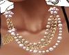 PEARLS W LEAF CHARM