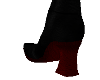 (V) Red heeled boots