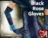 .a Gloves Long BLKRose