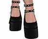 dark black gothic shoes