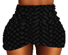 Black Scales Short Skirt