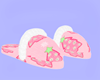 Pink Christmas Slippers