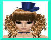 Blue PVC Lolita Hat
