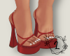 L. Danielle heels red