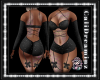 black Sparkles & Bow Fit