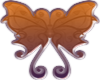 orange  purple butterfly