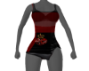 DIamond REd Black Dress