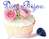 DB Cupcake with Roses