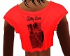 Red Kitty Love Crop Top