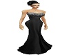 black glitter top dress