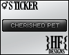 }HF{ Sticker - Cherished
