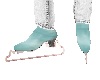 Teal Ice Skates