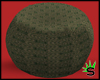 Green swirl beanbag