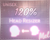 M~ Head Scaler 120%