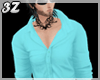 3Z: Blue Sexy Fit Shirt