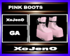 PINK BOOTS