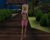 pink bikini and skirt