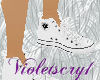(V) white sneakers