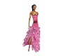 Pink Feather gown