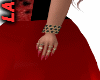 Red/Gold Glitter+Rings