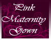 Pink Maternity Gown