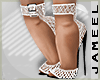 J l Raaya white heels