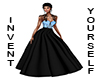 ML! Black w Blue Gown