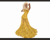 Sexy gold gown
