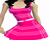 [G] Pink Plaid Dress