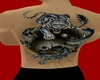 Back Tattoo Dragon,Tiger
