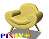 Yellow Curved Chair