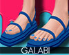❡ Sitha Sandals - Blue