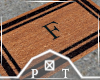 Letter F Doormat