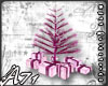 A- Pink Xmas Snow Tree
