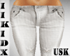 {USK} Bmxxl Jeans White