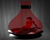 animated woman in glass