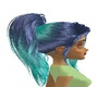 blue teal hair