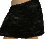 Black Crushed Skirt