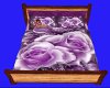 purple rose bed