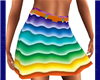 Rainbow Belted Skirt