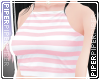 P| Striped Top - Pink