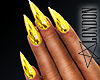 Nails: Yellow Metallic