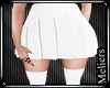 White Skirt + Long Socks