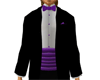 Tux w/Bow Tie - Purple