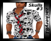 Skull Shirt with Tie #3